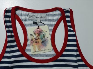 Camiseta de tirantes a rayas