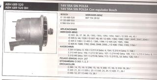 BH 0120689520 - ALTERNADOR