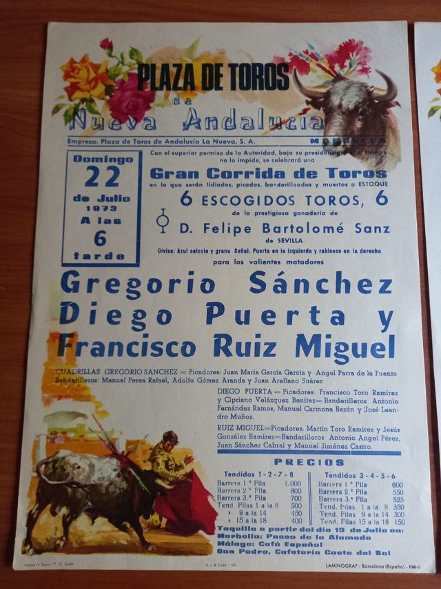 Carteles de Toros