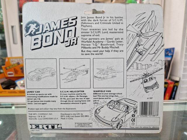 James Bond Jr. ERTL Colección Completa 1992