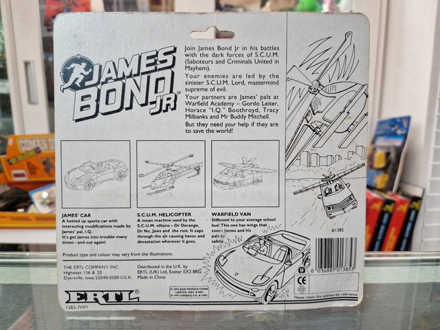 James Bond Jr. ERTL Colección Completa 1992