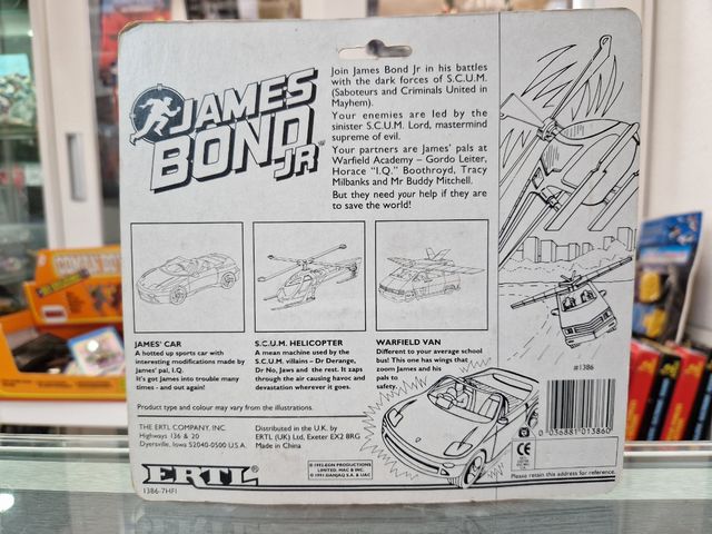 James Bond Jr. ERTL Colección Completa 1992