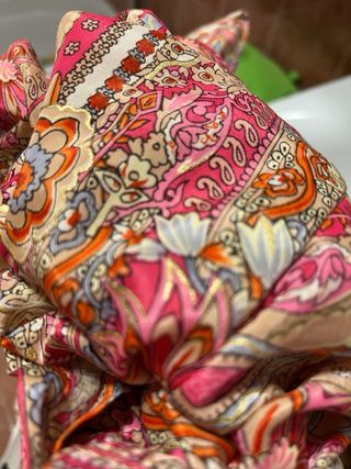 Precioso Kaftan kimono seda natural sin estrenar