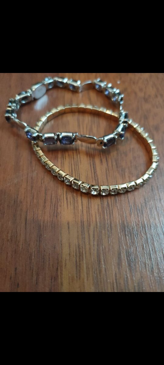 Pulseras plata y acero inoxidable