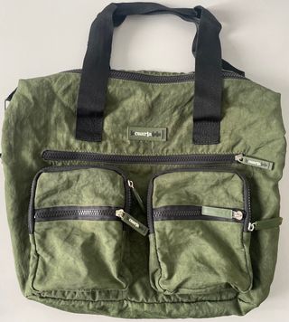 Bolsa para viaje u oficina verde