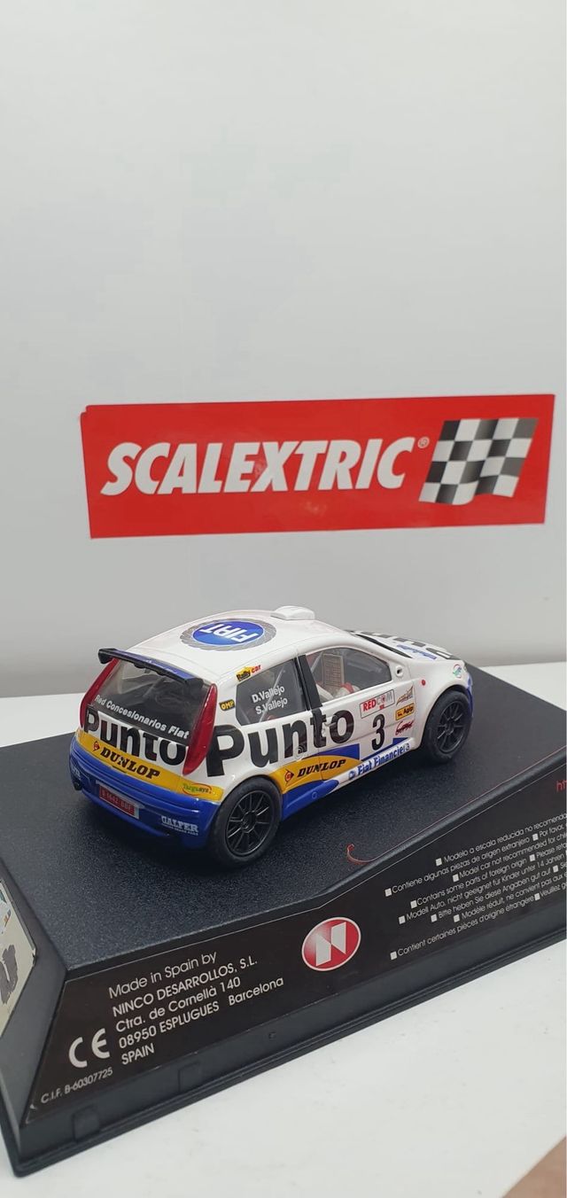 Scalextric fiat punto Vallejo