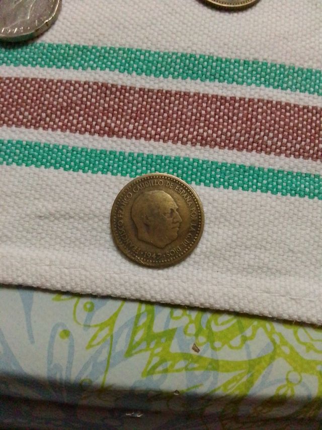 1 peseta franco año 1947