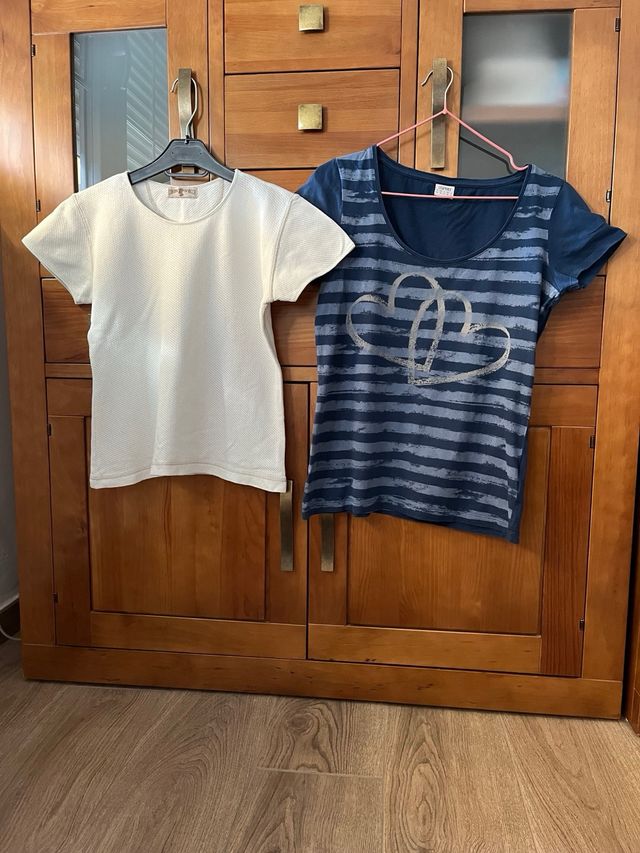 lote 2 camisetas para mujer