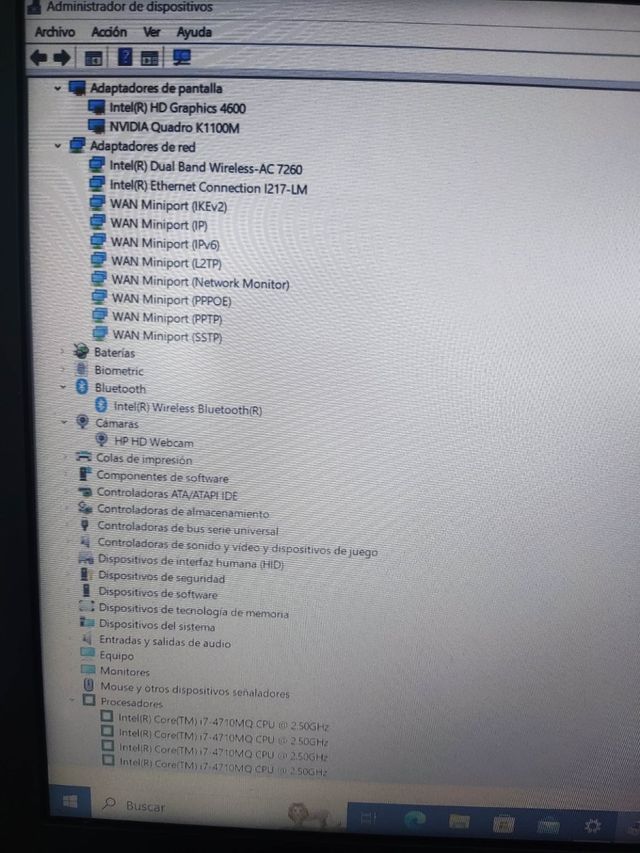 Portátil i7 16 GB RAM SSD Nvidia Quadro