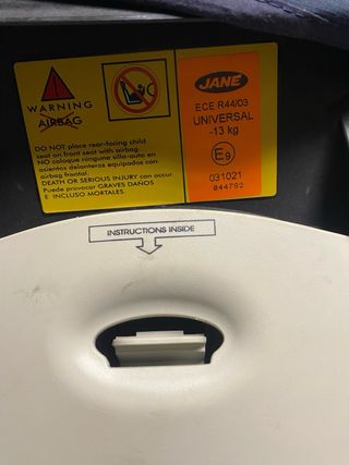 Jane rebel pro maxicosi grupo 0 hasta 13k