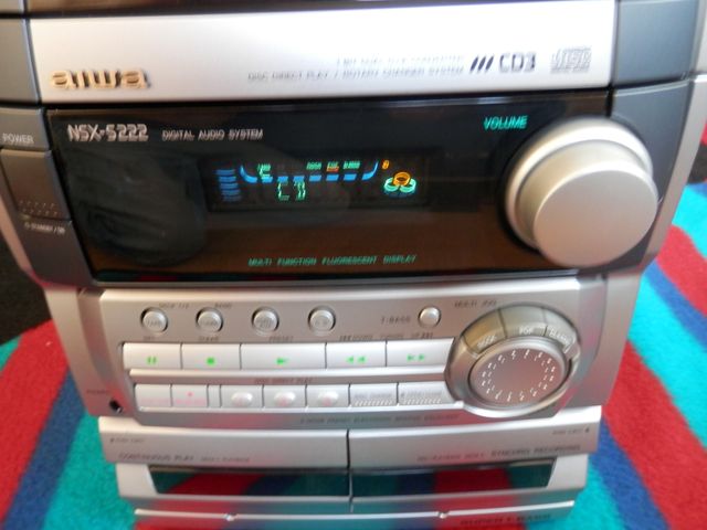 Cadena de música restauarada aiwa NSX 5222