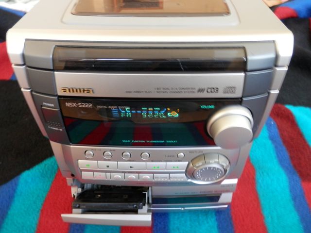 Cadena de música restauarada aiwa NSX 5222