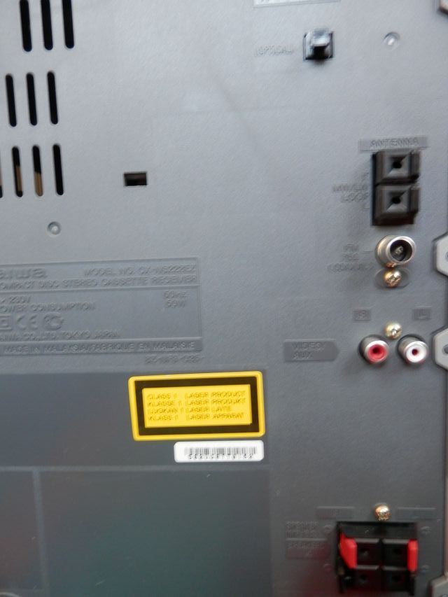 Cadena de música restauarada aiwa NSX 5222