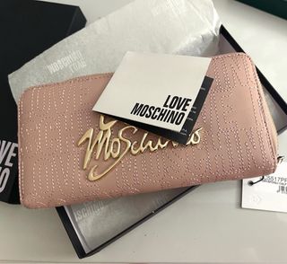 Love Moschino portafoglio rosa nuovo 