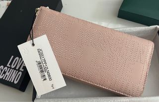 Love Moschino portafoglio rosa nuovo 