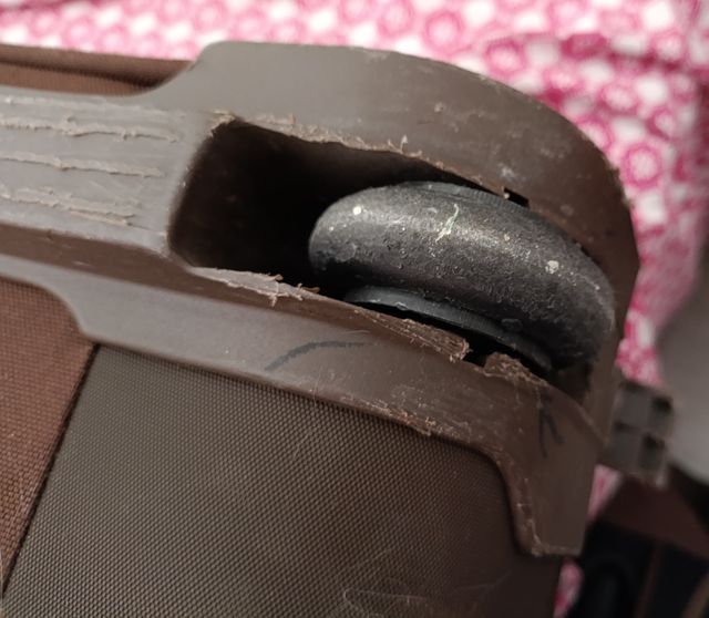 Samsonite, maleta mediana en tela, dos ruedas