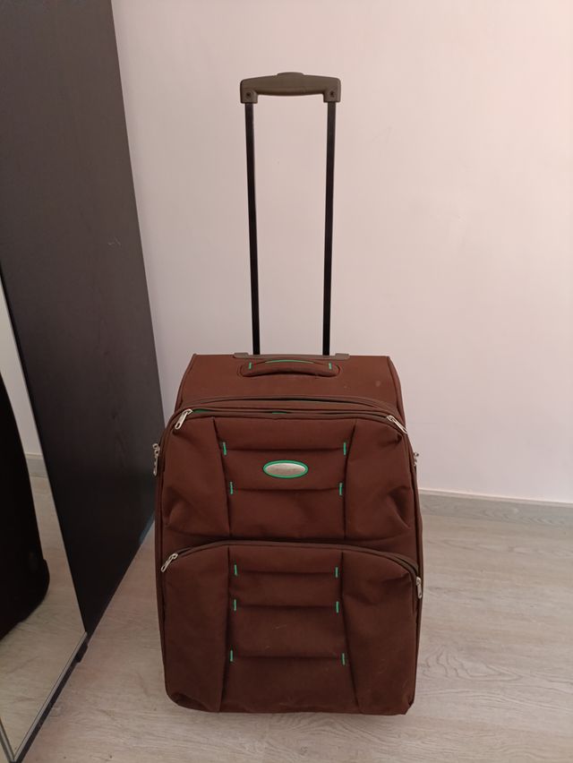 Samsonite, maleta mediana en tela, dos ruedas