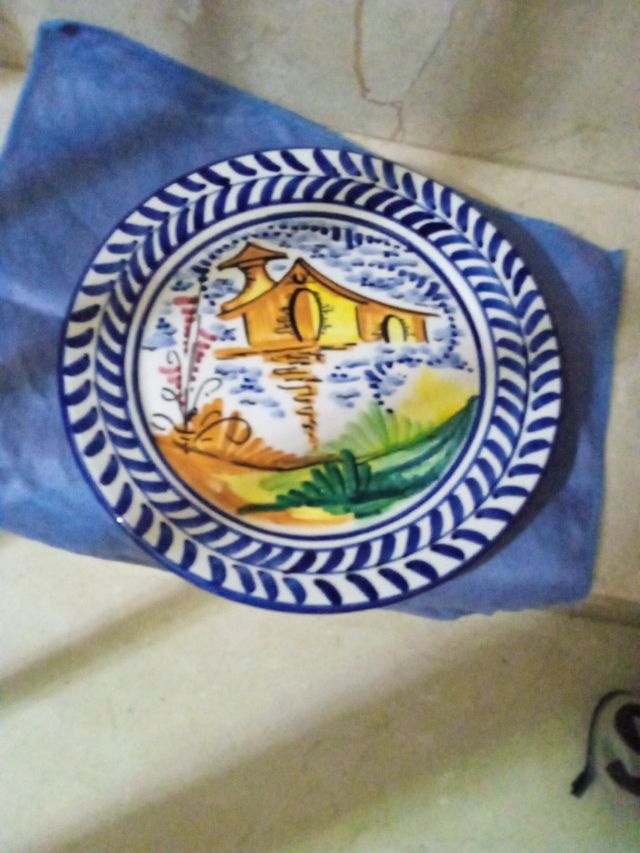 Platos de Talavera pintados a mano