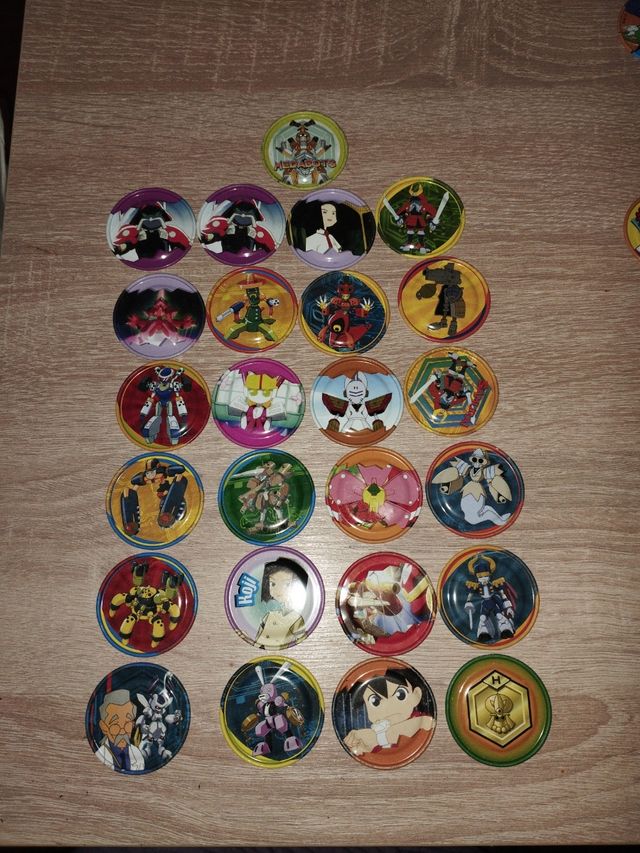 Tazos Rappers, serie Medabots años 1999.