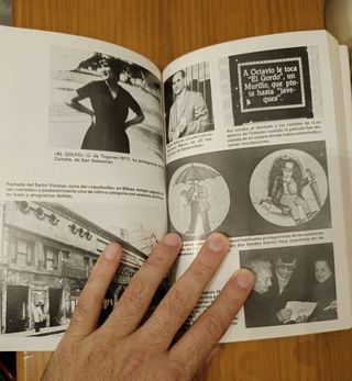 Libro antiguo cine vasco