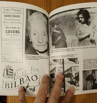 Libro antiguo cine vasco