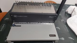 Maquina de encuadernar canutillos