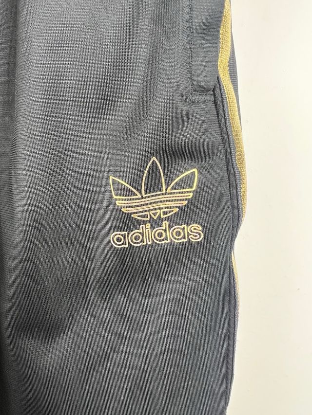Adidas Pantaloni Tuta Vintage Nero Oro M 