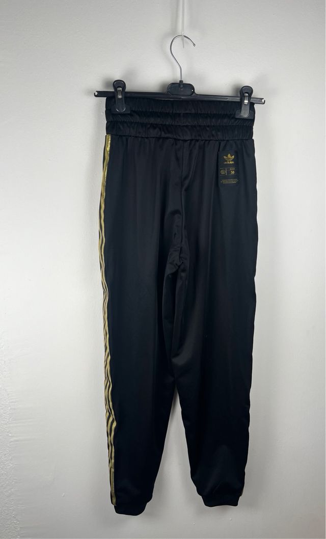 Adidas Pantaloni Tuta Vintage Nero Oro M 