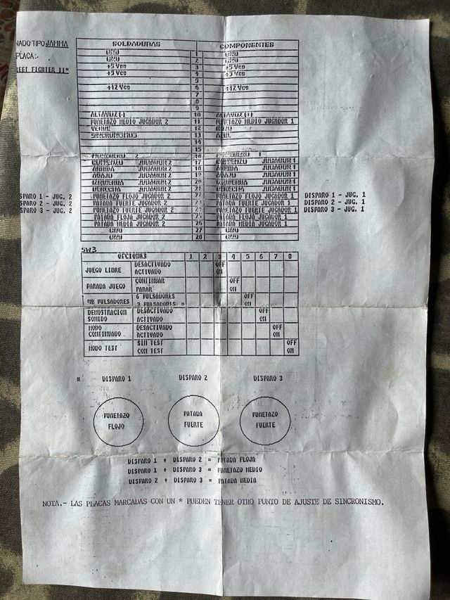 Sreet Fighter 2 Arcade Jamma