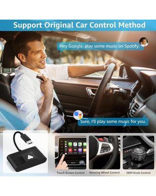 ★ Android Auto Adaptador inalámbrico, WiFi 5G, BT5