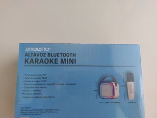 Karaoke mini por Bluetooth