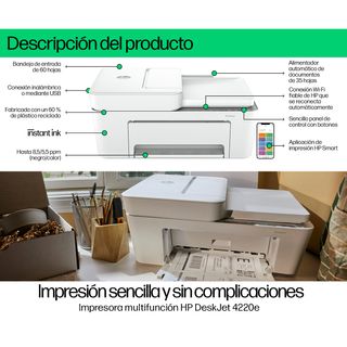 ★ Impresora Multifunción HP DeskJet 4220e
