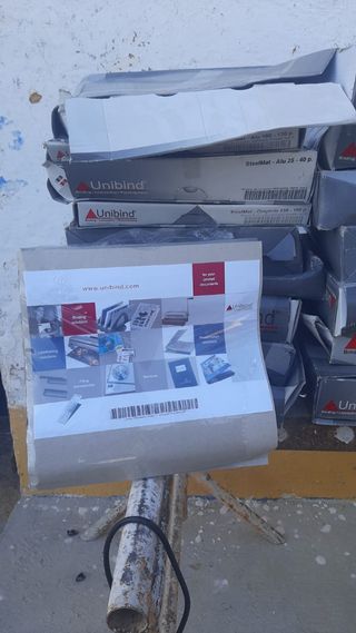 Encadernar consumíveis