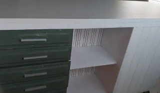 Isla cocina con  cajones