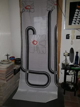 5 metri tessuto per tende alto 3 m vintage