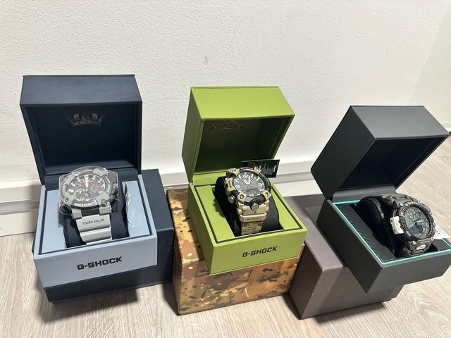 Lote G-Shock Frogman. Mudmaster y Gravity master