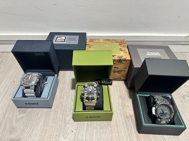 Lote G-Shock Frogman. Mudmaster y Gravity master