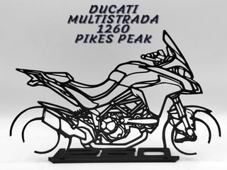 Maqueta Ducati Multistrada 1260 Pikes Peak - 20cm