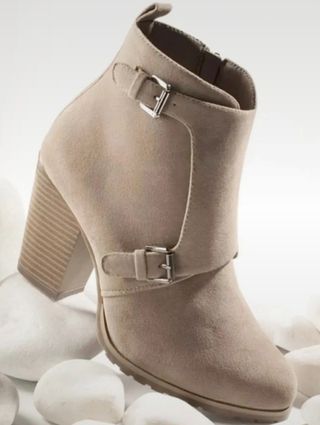 Botines hebilla cremallera, 41
