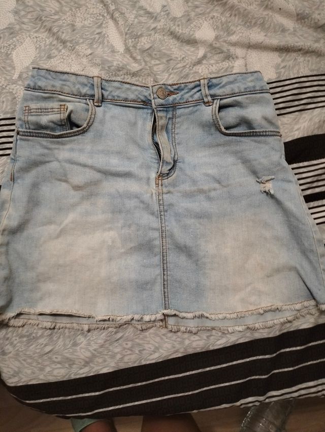 Falda de mezclilla del Zara