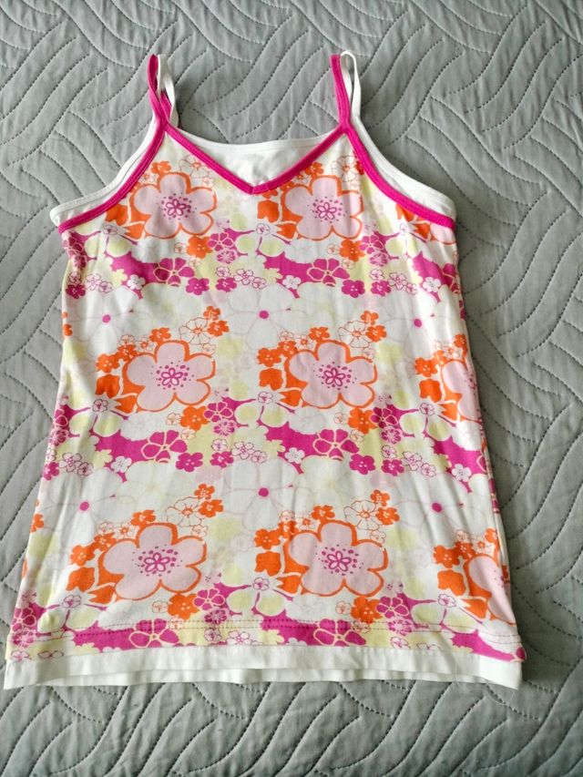 Camiseta de tirantes con estampado