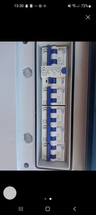 Caja estanca con automaticos superficie