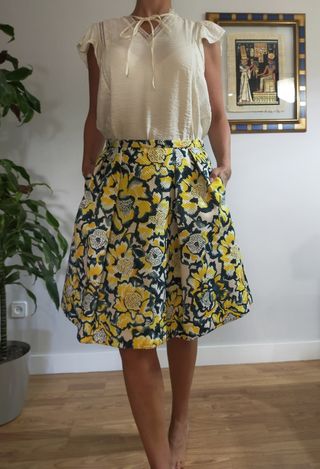 Falda estampada H & M