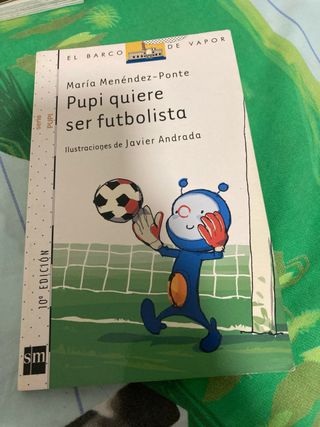 Pupi quiere ser futbolista