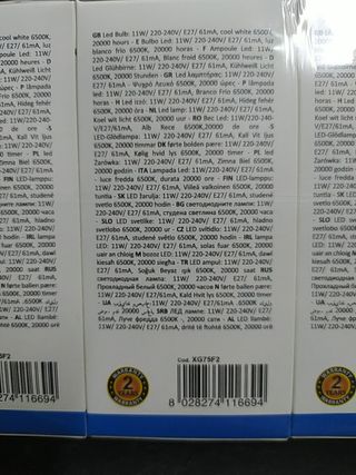 LaMPADA A LED 'GOCCIA' FREDD.6500K 11W=75W E27 10