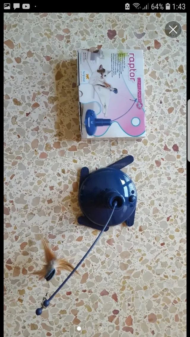 Juguete eléctrico para gatos