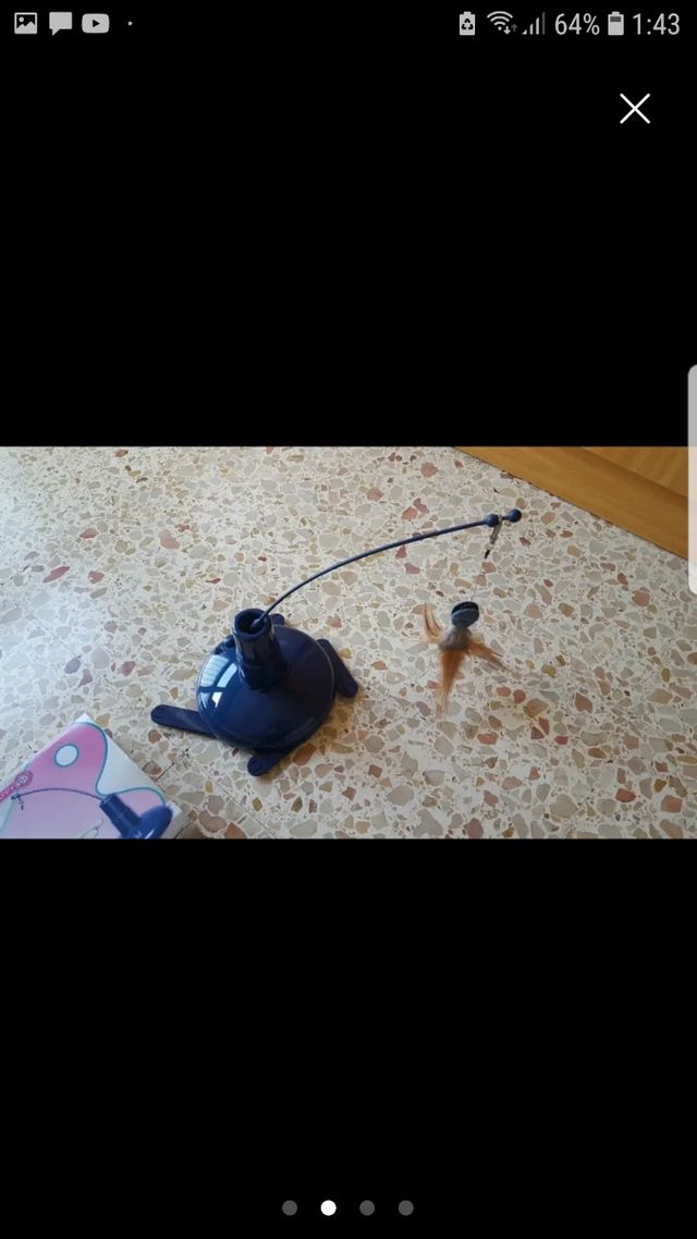 Juguete eléctrico para gatos