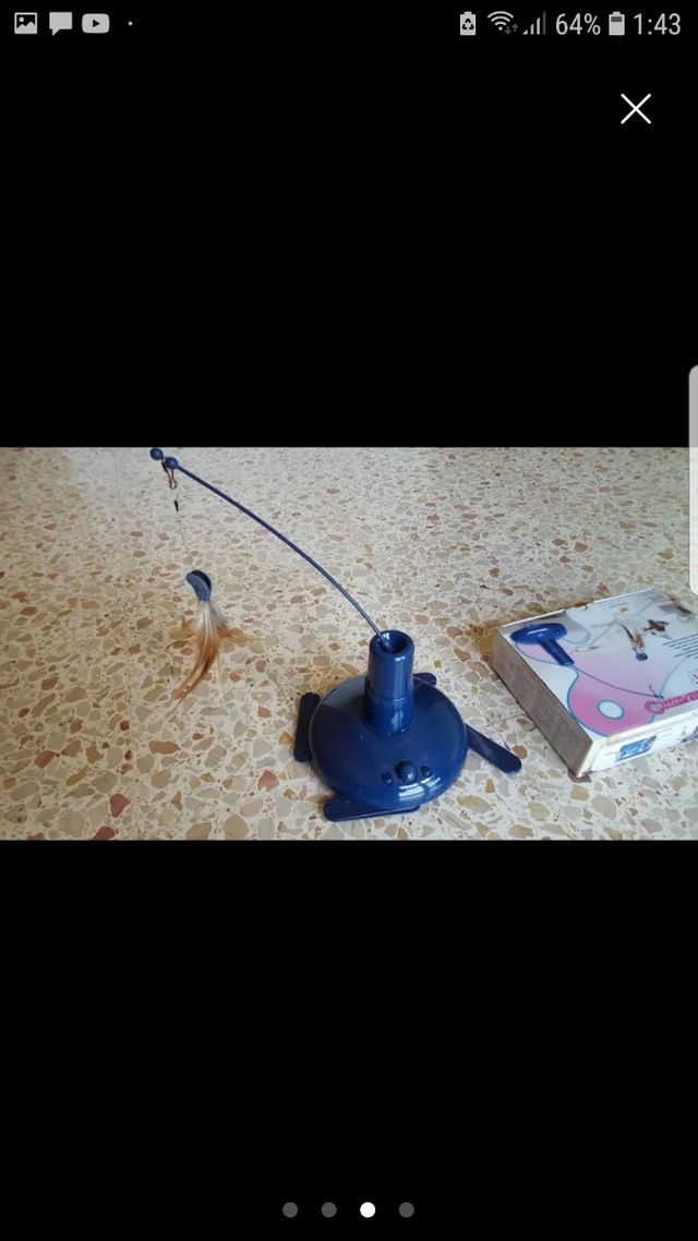 Juguete eléctrico para gatos