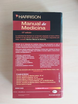Libro Medicina. Harrison.