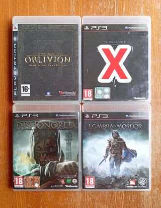 3 videogiochi per PS3